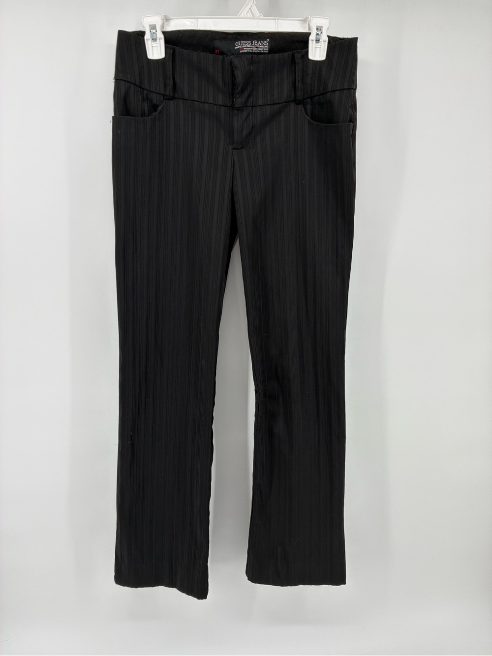 Vintage Guess Black Pinstriped Dress Pants
